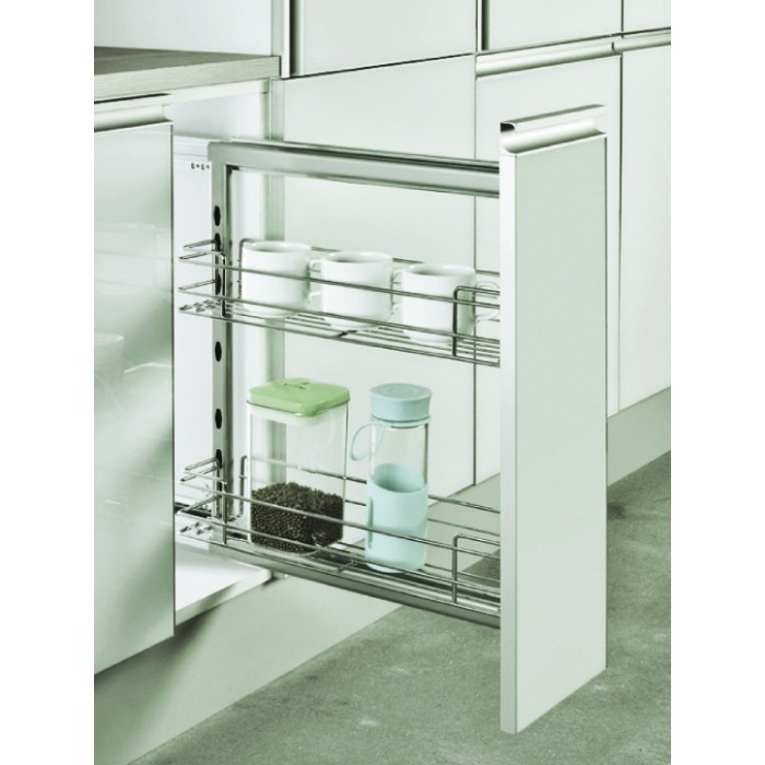 Spice Rack Pull Out Basket Fit 150mm, Cabinet Spice Rack Pull Out