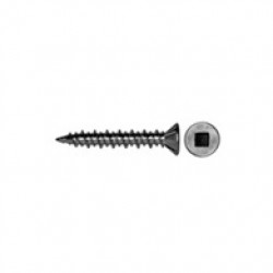 Wood Screw #8 x 1" (Flat Head with 4 nibs)