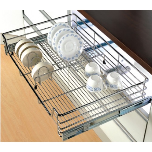 Bowl & Plate Pull Out Basket Unit (1000mm)