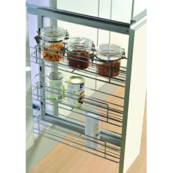 Three Level Side Mount Pull Out Basket (150mm)